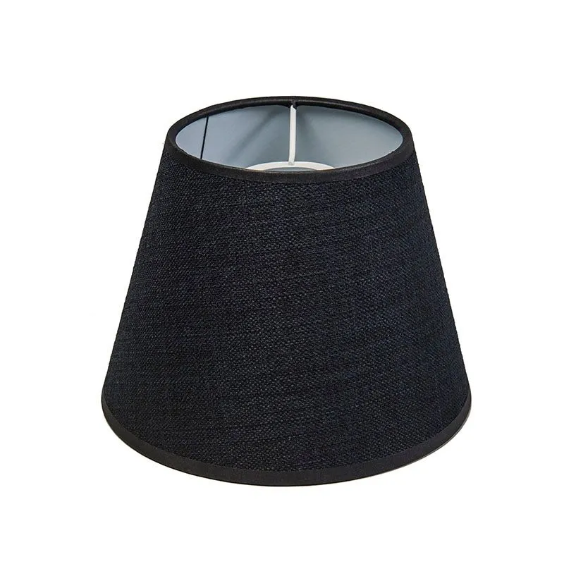 Abat-jour 20/15/12 SU rond noir